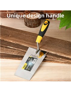 DELI μυστρί DL509330 με αντιολισθητική λαβή, ανοξείδωτο ατσάλι, 180mm