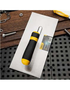 DELI σπάτουλα σοβατίσματος DL509311 με αντιολισθητική λαβή, χάλυβας άνθρακα, 280x130mm