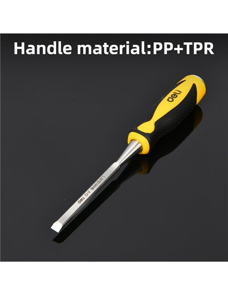 DELI σκαρπέλο ξύλου DL6209-E1 με αντιολισθητική λαβή, 9mm