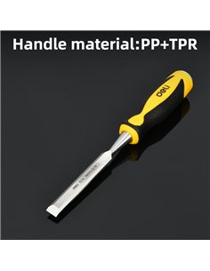 DELI σκαρπέλο ξύλου DL6214-E1 με αντιολισθητική λαβή, 14mm