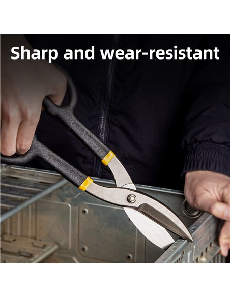 DELI ψαλίδι λαμαρίνας DL25912 με αντιολισθητικές λαβές, 300mm