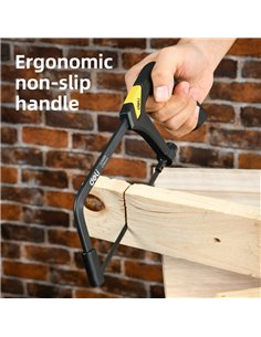 DELI πριόνι σιδήρου/ξύλου DL353106 με εργονομική λαβή, 150mm