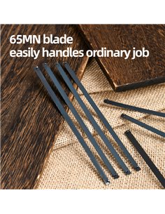 DELI σετ λάμες πριονιού σιδήρου/ξύλου DL353001, 150mm, 24 TPI, 10τμχ