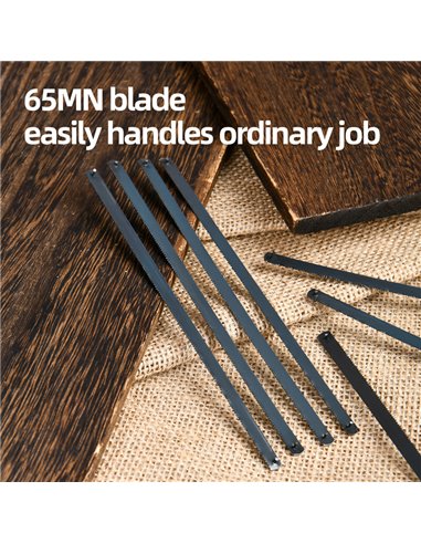 DELI σετ λάμες πριονιού σιδήρου/ξύλου DL353001, 150mm, 24 TPI, 10τμχ