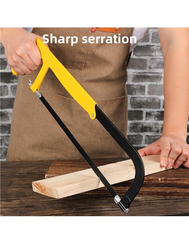 DELI σετ λάμες πριονιού σιδήρου/ξύλου DL4673, 300mm, 24 TPI, 5τμχ