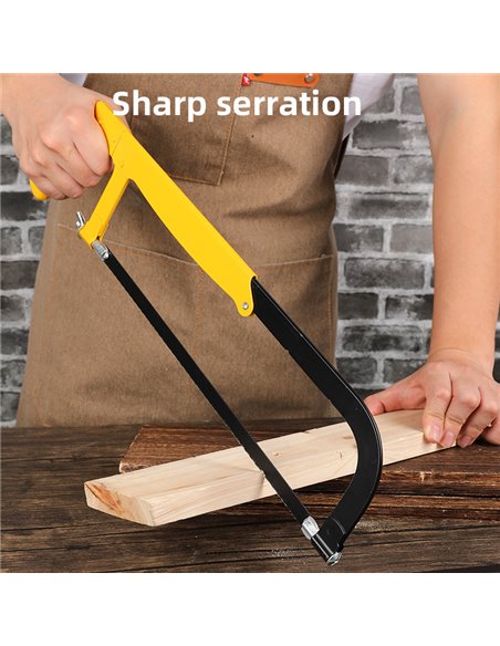 DELI σετ λάμες πριονιού σιδήρου/ξύλου DL4673, 300mm, 24 TPI, 5τμχ