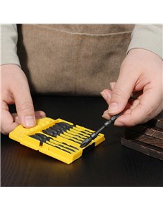 DELI σετ μύτες κατσαβιδιού DL252202 για δραπανοκατσάβιδο, διπλή κεφαλή, σταυρωτές, PH2x65mm, 10τμχ