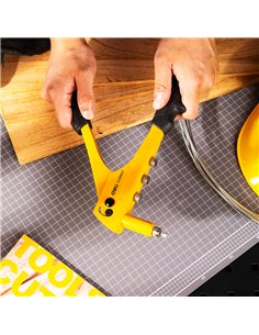 DELI πριτσιναδόρος χειρός DL236910 με αντιολισθητικές λαβές, 260mm