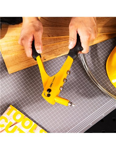 DELI πριτσιναδόρος χειρός DL236910 με αντιολισθητικές λαβές, 260mm