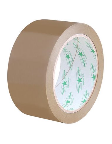 Bostik ταινία συσκευασίας αθόρυβη 50mm x 60m καφέ