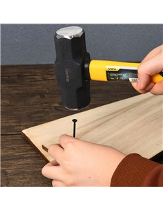 DELI βαριοπούλα DL447003 με αντιολισθητική Fiberglass λαβή, 1.36kg, 380mm