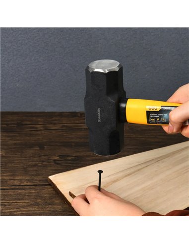 DELI βαριοπούλα DL447004 με αντιολισθητική Fiberglass λαβή, 2kg, 425mm