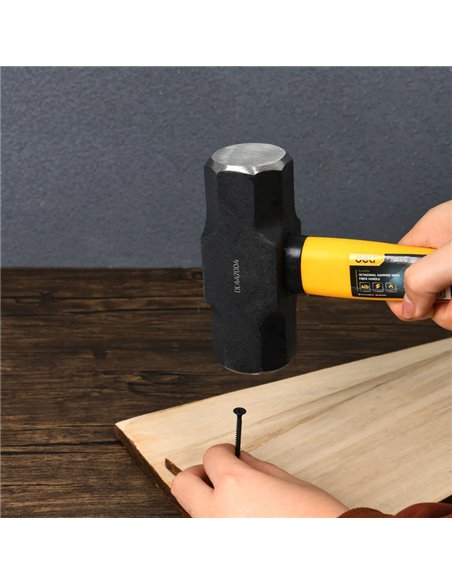 DELI βαριοπούλα DL447004 με αντιολισθητική Fiberglass λαβή, 2kg, 425mm