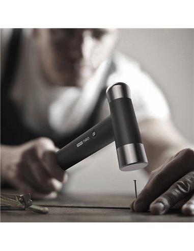 DELI σφυρί μπάλας HT7008 με αντιολισθητική λαβή, 250gr, 245mm, γκρι/μαύρο