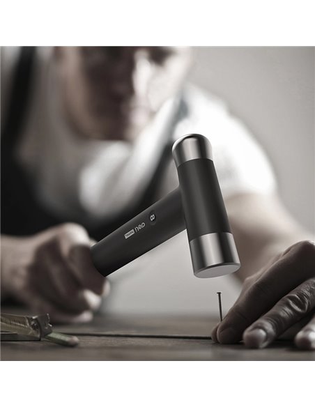 DELI σφυρί μπάλας HT7008 με αντιολισθητική λαβή, 250gr, 245mm, γκρι/μαύρο