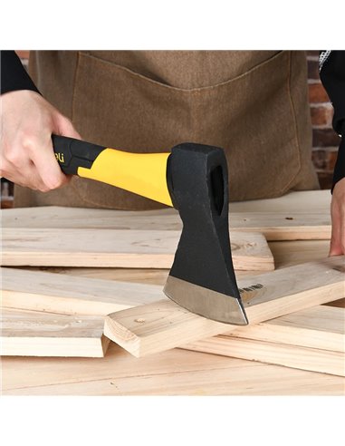 DELI τσεκούρι DL5710 με αντιολισθητική Fiberglass λαβή, 1000gr, 420mm