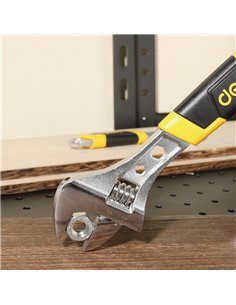 DELI γαλλικό κλειδί DL30108, αντιολισθητική λαβή, ρυθμιζόμενο 0-30mm, 200mm