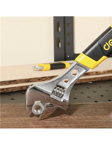 DELI γαλλικό κλειδί DL30108, αντιολισθητική λαβή, ρυθμιζόμενο 0-30mm, 200mm