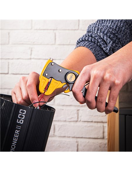 DELI απογυμνωτής καλωδίων DL2003 με κόφτη, 0.5~6mm, 165mm