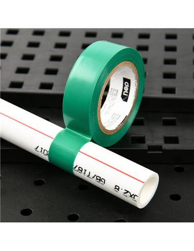 DELI μονωτική ταινία υψηλής αντοχής DL5266, 18mm x 9.15m, πράσινη