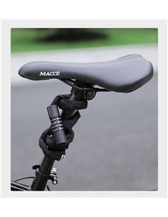 DELI κλειδαριά ποδηλάτου συνδυασμού DL508031, Φ4mm, 1m, μαύρη