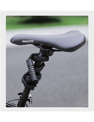 DELI κλειδαριά ποδηλάτου συνδυασμού DL508031, Φ4mm, 1m, μαύρη