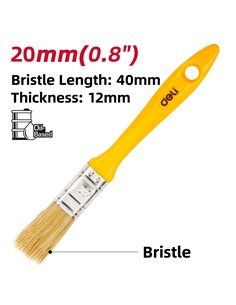 DELI πινέλο βαφής DL509132 με φυσικές τρίχες, πλαστική λαβή, 20mm