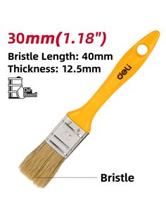 DELI πινέλο βαφής DL509133 με φυσικές τρίχες, πλαστική λαβή, 30mm