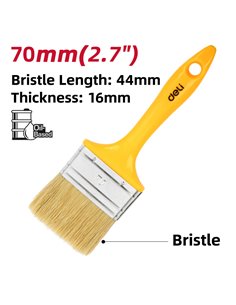 DELI πινέλο βαφής DL509137 με φυσικές τρίχες, πλαστική λαβή, 70mm