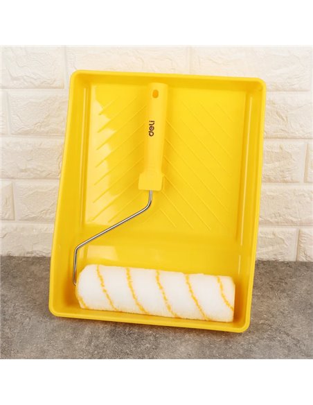 DELI σετ βαφής DL509703, ρολό/λαβή/σκάφη, ακρυλικό, 12mm, 230mm, 3τμχ