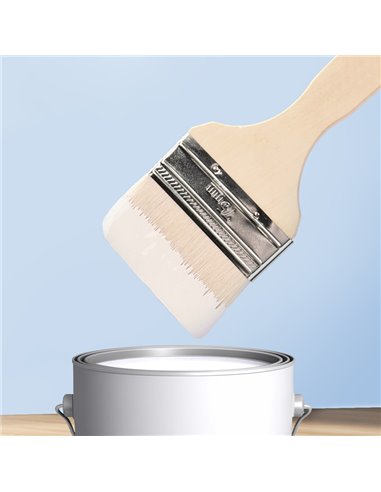 DELI σετ πινέλα βαφής DL528101 με φυσικές τρίχες, ξύλινη λαβή, 50/75/100mm, 3τμχ