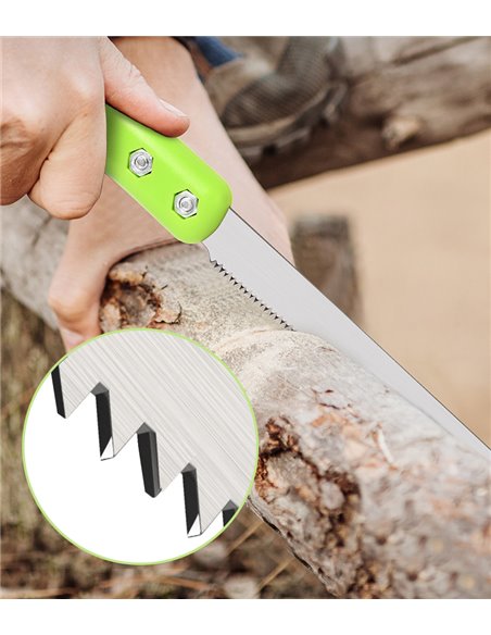 DELI πριόνι ξύλου DL580701 με αντιολισθητική λαβή, 210mm