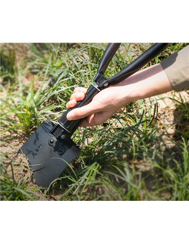 DELI φτυάρι χειρός DL554001 με θήκη, foldable, 47cm