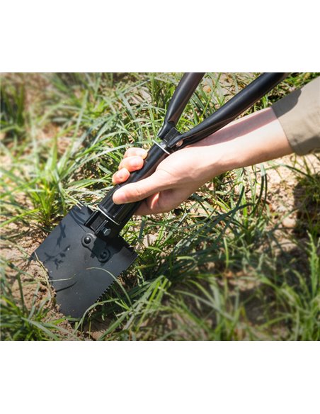 DELI φτυάρι χειρός DL554001 με θήκη, foldable, 47cm