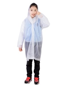 DELI αδιάβροχη καμπαρντίνα DL553011 για παιδιά, 52x84cm, λευκή