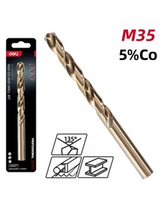 DELI τρυπάνι DH-MHZ120-E2 για μέταλλο, M35 HSS 5% κοβαλτίου, DIN 388, 12x151mm, κυλινδρικό