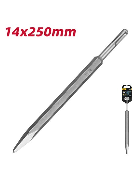 DELI βελόνι DH-YJZ014-E1 για κρουστικό δράπανο, SDS Plus, 250mm