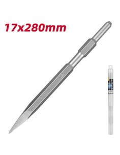 DELI βελόνι DH-HJZ017-E1 για κρουστικό δράπανο, εξάγωνο, 280mm