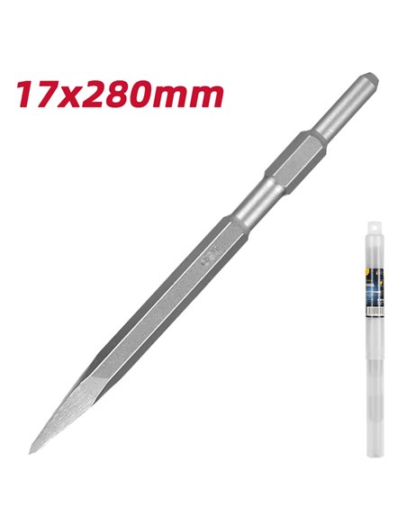 DELI βελόνι DH-HJZ017-E1 για κρουστικό δράπανο, εξάγωνο, 280mm