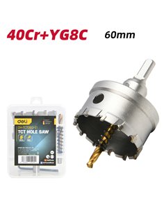 DELI ποτηροπρίονο DH-TCT060-E1 για μέταλλο/inox, 60mm διάμετρος