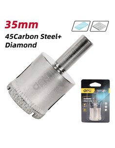 DELI ποτηροτρύπανο διαμαντέ DH-BKK350-E1 για πλακάκια/γυαλί, 35mm διάμετρος
