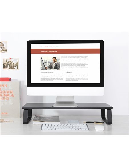 POWERTECH επιτραπέζια βάση οθόνης/laptop PT-1444, 13-32", έως 20kg, μαύρη