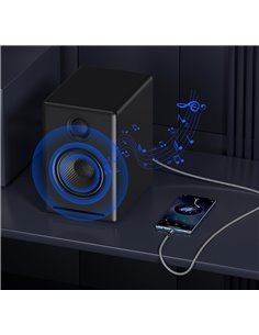 POWERTECH καλώδιο ήχου USB-C σε Toslink CAB-UC091, 1m, γκρι