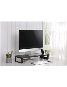 BRATECK επιτραπέζια βάση για οθόνη/laptop STB-118 με 3x USB θύρες, 17-32", έως 20kg, μαύρη