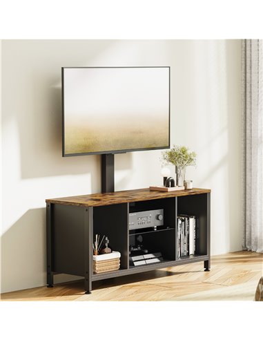 BRATECK έπιπλο τηλεόρασης με βάση WP2006ST-BR, 37-75", 115x38x131.3cm, καφέ