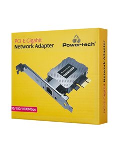 POWERTECH κάρτα επέκτασης δικτύου PCIe σε RJ45 PT-1453, 1000Mbps