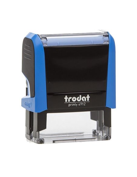 Trodat printy σφραγίδα μπλε 4912 με μαύρο μελάνι