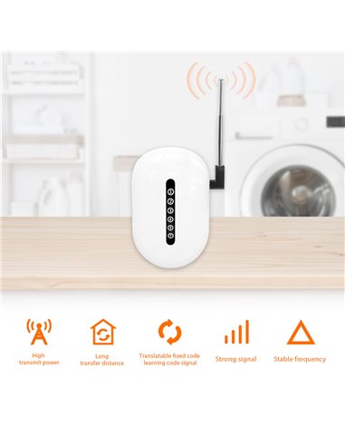 Αναμεταδότης συστημάτων συναγερμού EX010, 433MHz, έως 500m