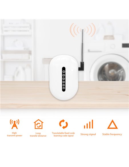 Αναμεταδότης συστημάτων συναγερμού EX010, 433MHz, έως 500m