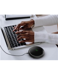 CMTECK επιτραπέζιο μικρόφωνο M003, omnidirectional, USB, μαύρο